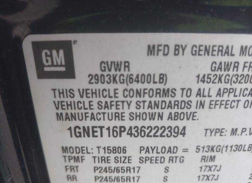 Photo 9 of 2003 Chevrolet Trailblazer EXT LT (VIN 1GNET16P436222394)