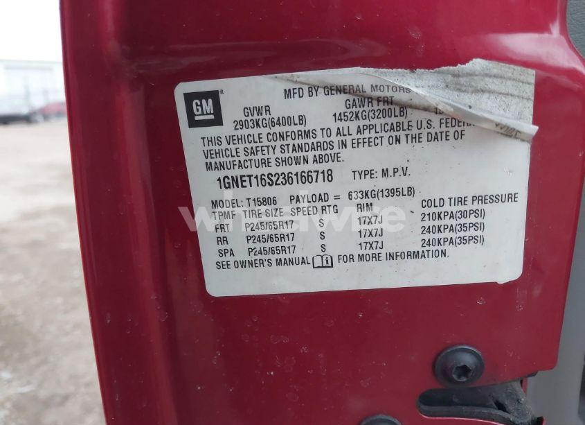 Photo 9 of 2003 Chevrolet Trailblazer EXT LT (VIN 1GNET16S236166718)