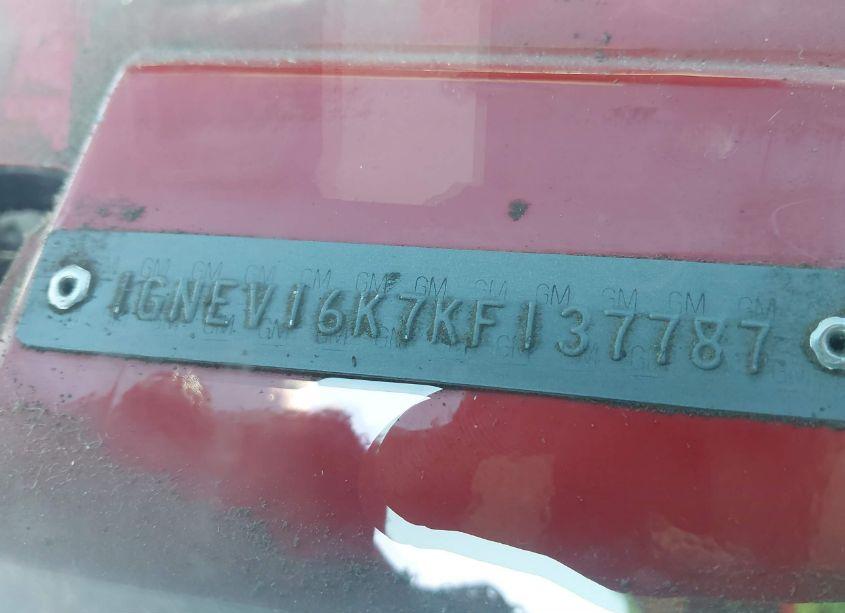 Photo 9 of 1989 Chevrolet Suburban V1500 (VIN 1GNEV16K7KF137787)