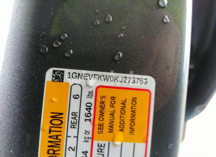 Photo 9 of 2019 Chevrolet Traverse LS (VIN 1GNEVFKW0KJ273763)