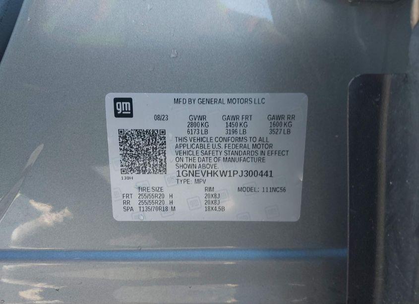 Photo 9 of 2023 Chevrolet Traverse AWD LT LEATHER (VIN 1GNEVHKW1PJ300441)