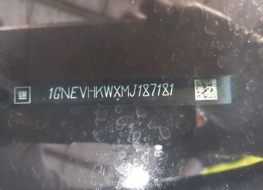 Photo 18 of 2021 Chevrolet Traverse AWD LT LEATHER (VIN 1GNEVHKWXMJ187181)