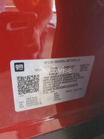 Photo 3 of 2024 CHEVROLET TRAVERSE LT Z71 (VIN 1GNEVJKS5RJ221670)