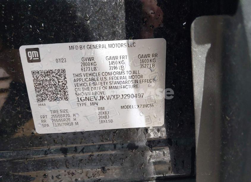 Photo 9 of 2023 Chevrolet Traverse AWD RS (VIN 1GNEVJKWXPJ290497)