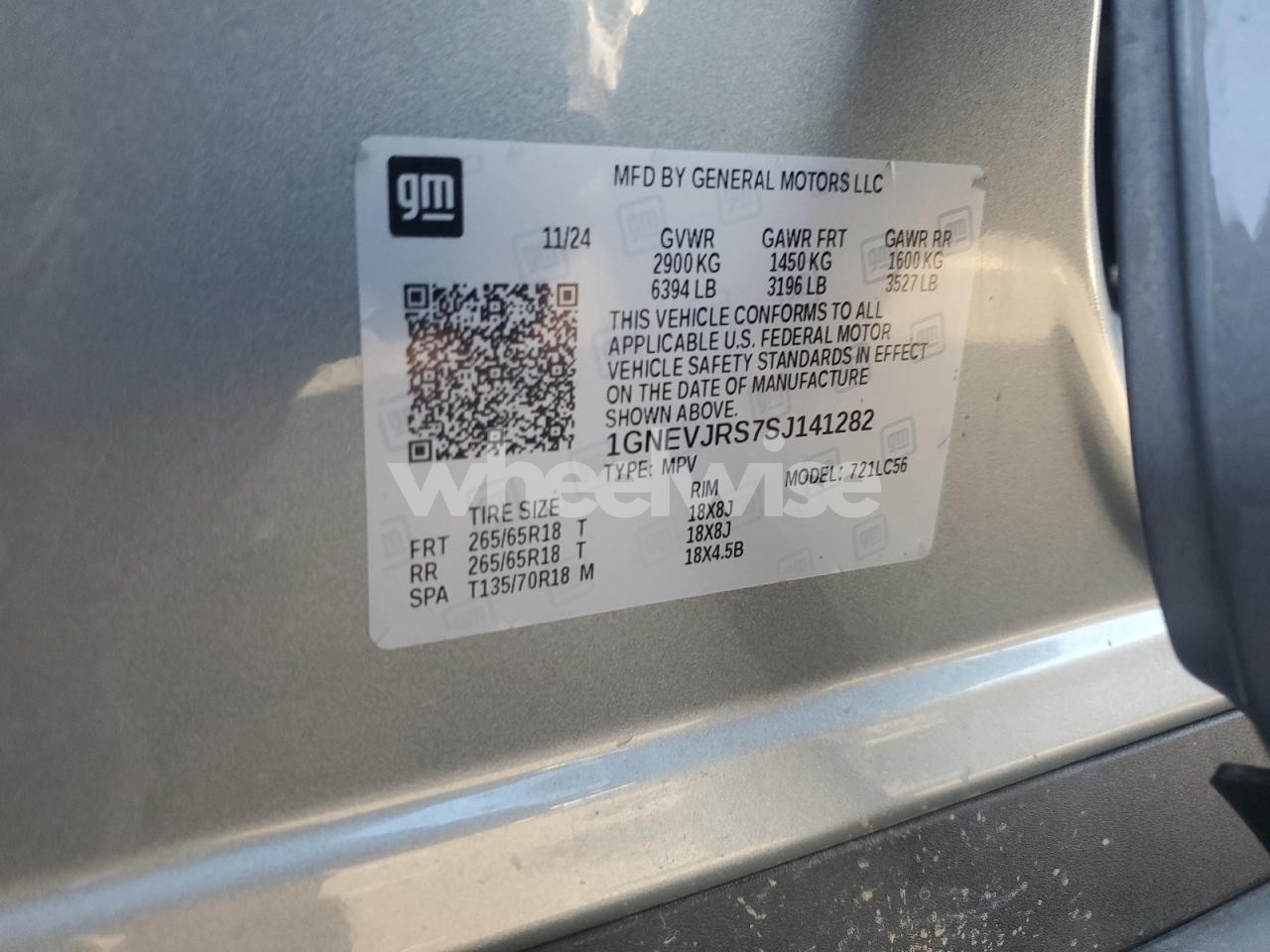 Photo 13 of 2025 CHEVROLET TRAVERSE Z71 (VIN 1GNEVJRS7SJ141282)