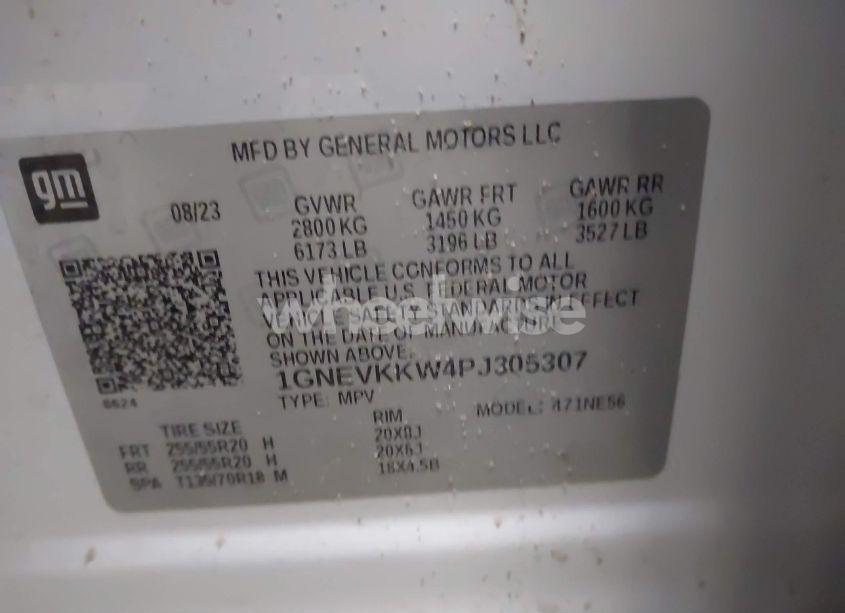 Photo 9 of 2023 Chevrolet Traverse AWD PREMIER (VIN 1GNEVKKW4PJ305307)