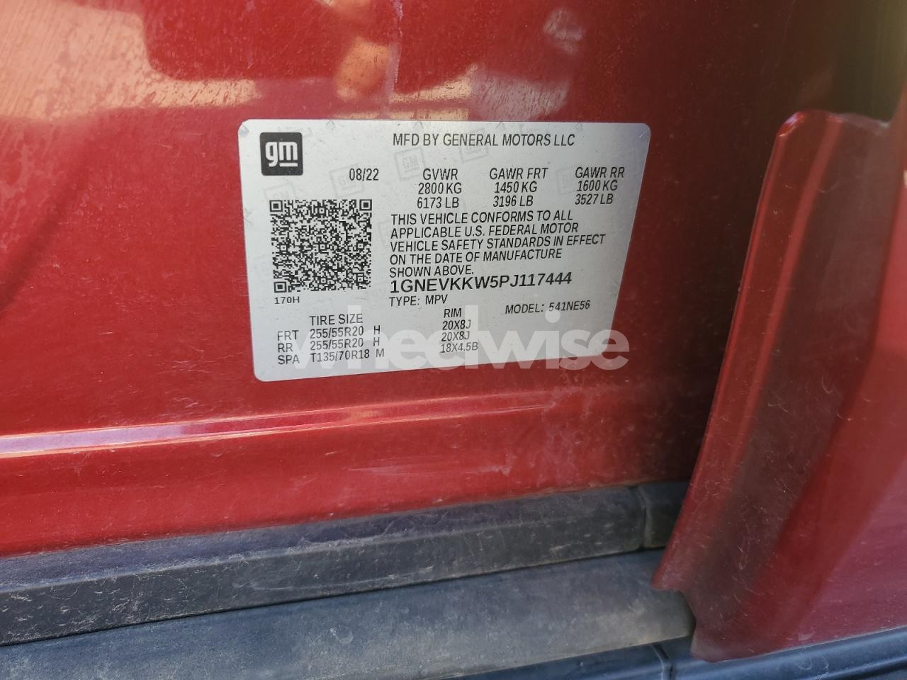 Photo 13 of 2023 CHEVROLET TRAVERSE PREMIER (VIN 1GNEVKKW5PJ117444)