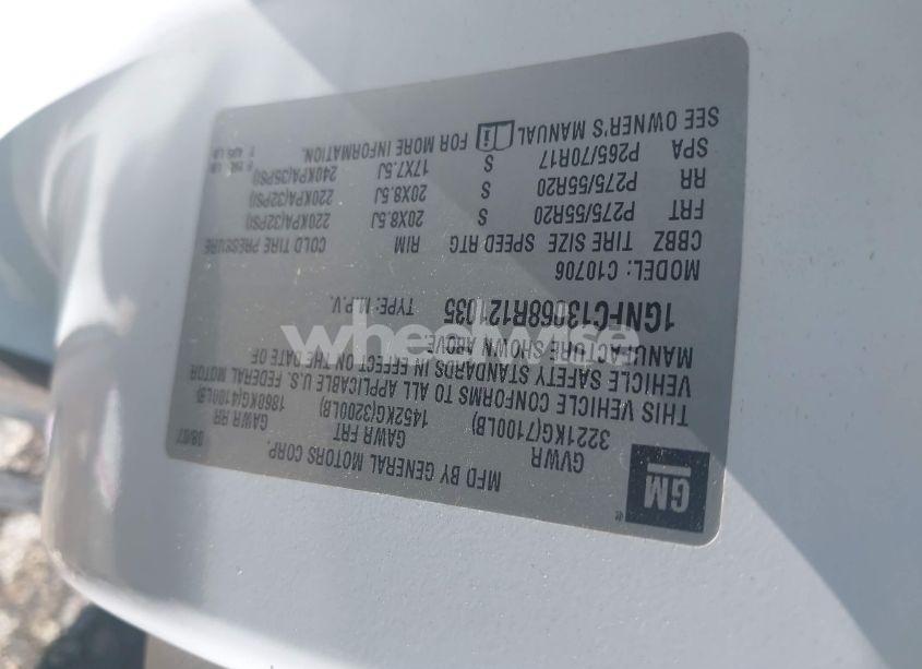 Photo 9 of 2008 Chevrolet Tahoe LTZ (VIN 1GNFC13068R121035)