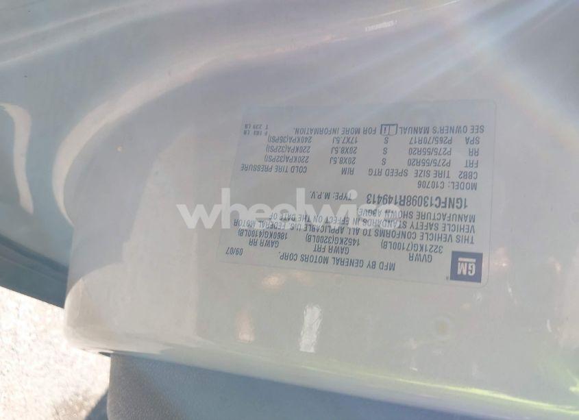 Photo 9 of 2008 Chevrolet Tahoe LTZ (VIN 1GNFC13098R149413)