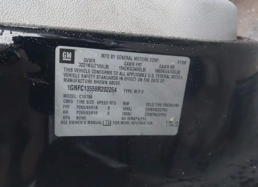 Photo 9 of 2008 Chevrolet Tahoe HYBRID (VIN 1GNFC13558R202264)