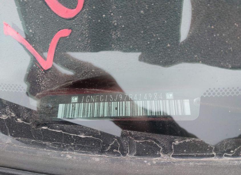 Photo 9 of 2007 Chevrolet Tahoe LT (VIN 1GNFC13J97R414984)