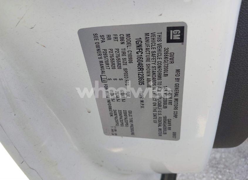 Photo 9 of 2008 Chevrolet Suburban 1500 LTZ (VIN 1GNFC16048R123605)