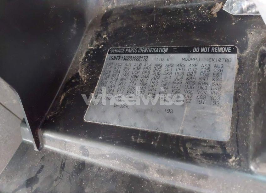 Photo 9 of 2008 Chevrolet Tahoe LTZ (VIN 1GNFK13028J228178)