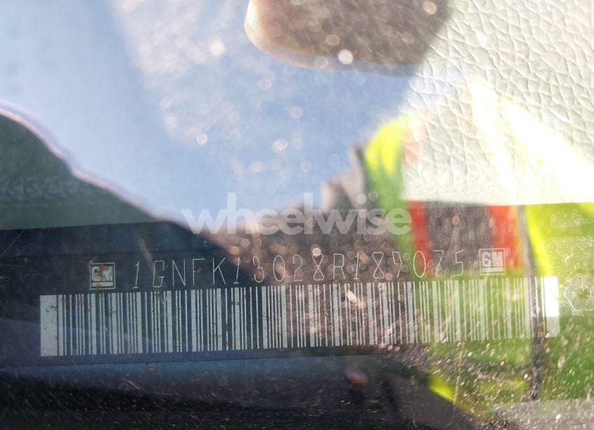 Photo 9 of 2008 Chevrolet Tahoe LTZ (VIN 1GNFK13028R189075)