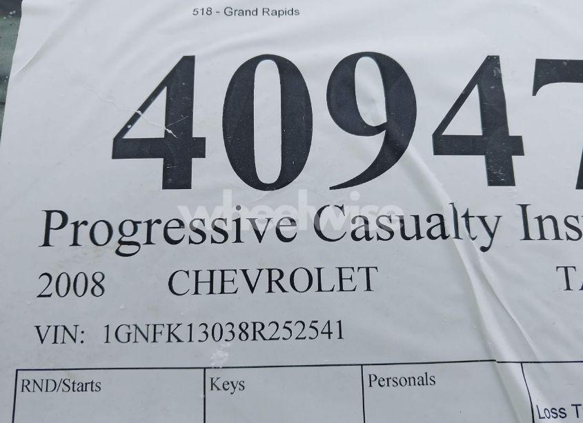 Photo 9 of 2008 Chevrolet Tahoe COMMERCIAL FLEET (VIN 1GNFK13038R252541)