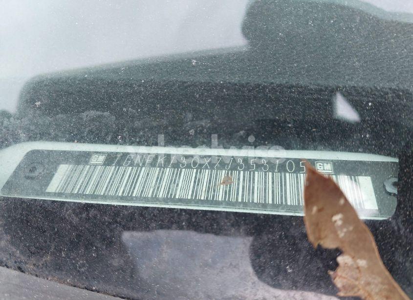 Photo 9 of 2007 Chevrolet Tahoe LTZ (VIN 1GNFK130X7J353105)