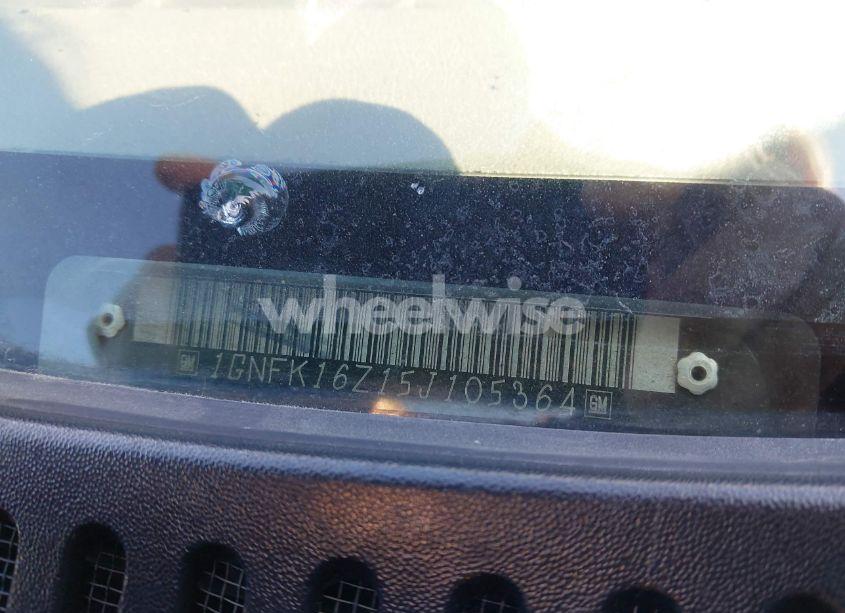 Photo 9 of 2005 Chevrolet Suburban 1500 LS (VIN 1GNFK16Z15J105364)