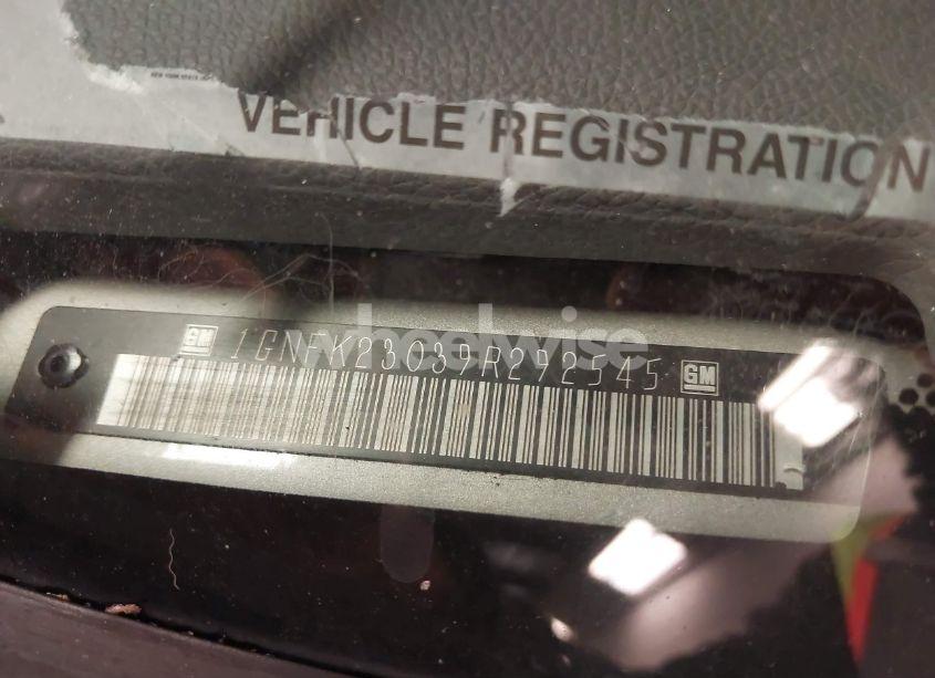 Photo 18 of 2009 Chevrolet Tahoe LT2 (VIN 1GNFK23039R292545)