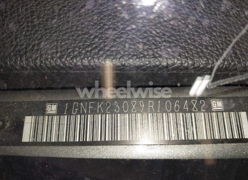 Photo 17 of 2009 Chevrolet Tahoe LT2 (VIN 1GNFK23089R106482)