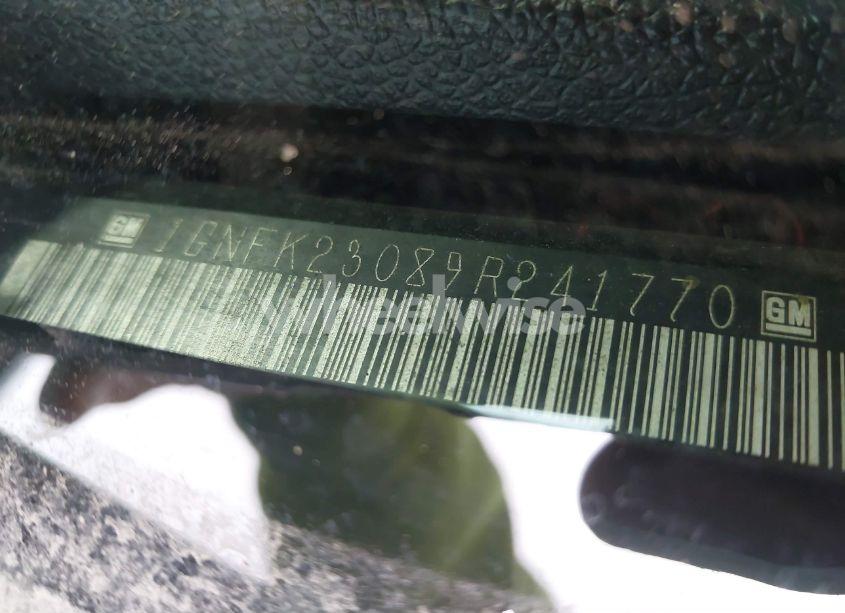 Photo 9 of 2009 Chevrolet Tahoe LT2 (VIN 1GNFK23089R241770)