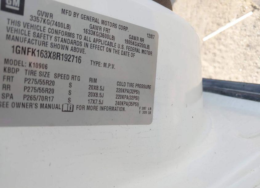 Photo 9 of 2009 Chevrolet Suburban 1500 LTZ (VIN 1GNFK36329R209098)