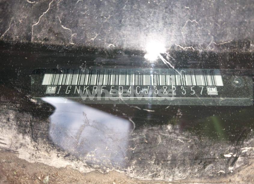 Photo 9 of 2012 Chevrolet Traverse LS (VIN 1GNKRFED4CJ382357)