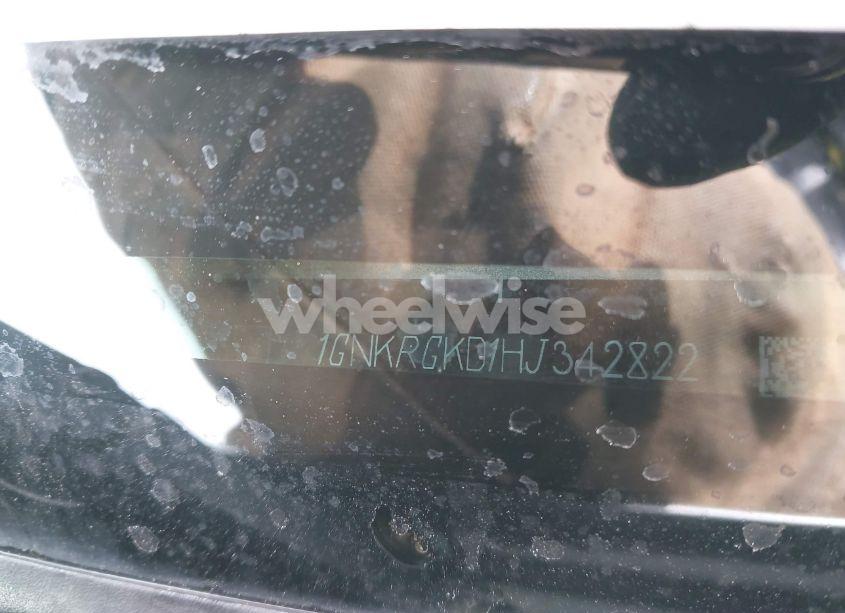 Photo 9 of 2017 Chevrolet Traverse 1LT (VIN 1GNKRGKD1HJ342822)