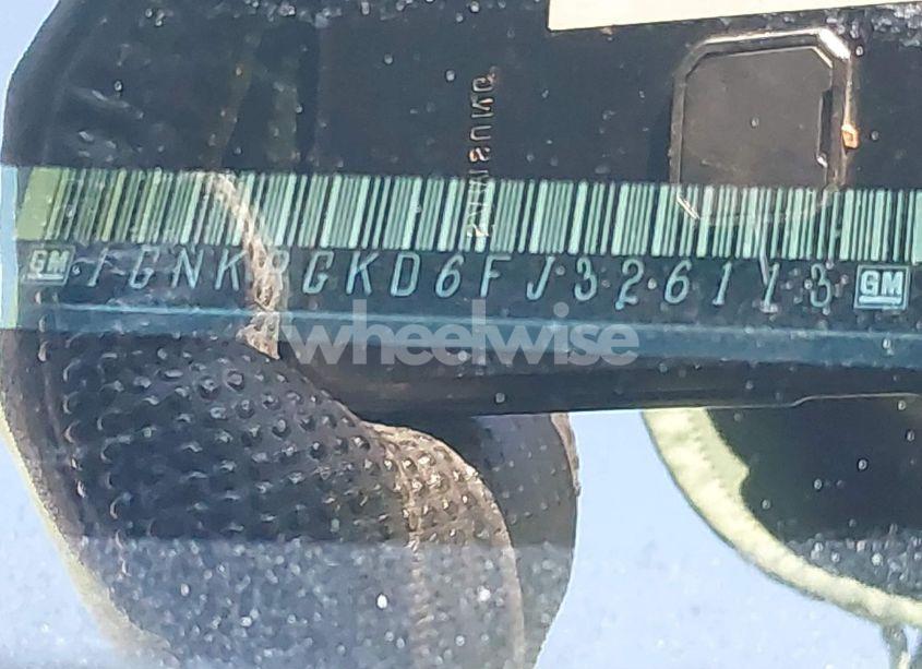 Photo 9 of 2015 Chevrolet Traverse 1LT (VIN 1GNKRGKD6FJ326113)