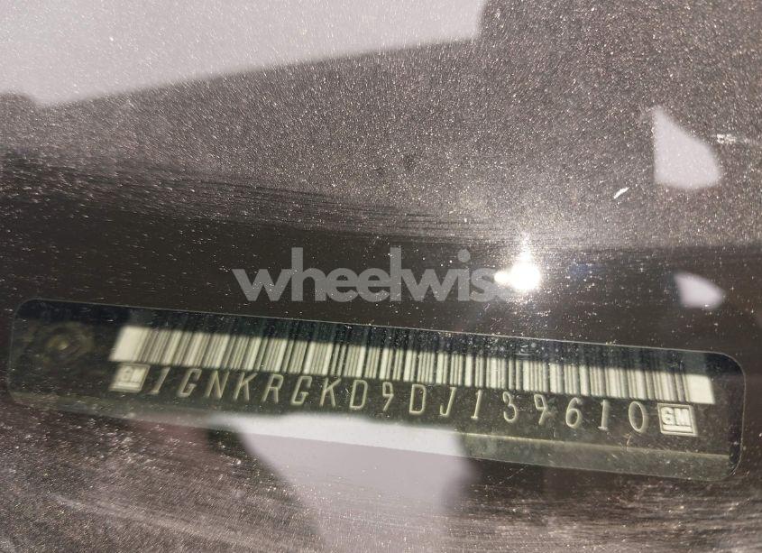 Photo 9 of 2013 Chevrolet Traverse 1LT (VIN 1GNKRGKD9DJ139610)