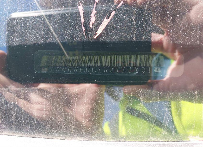 Photo 9 of 2016 Chevrolet Traverse 2LT (VIN 1GNKRHKD1GJ141801)