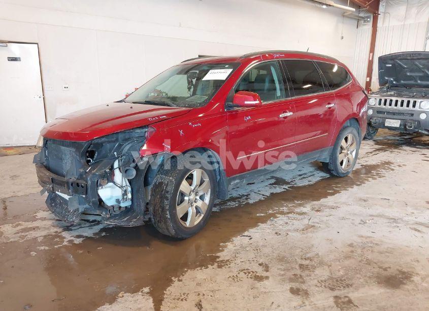Photo 2 of 2014 Chevrolet Traverse LTZ (VIN 1GNKRJKD8EJ210990)