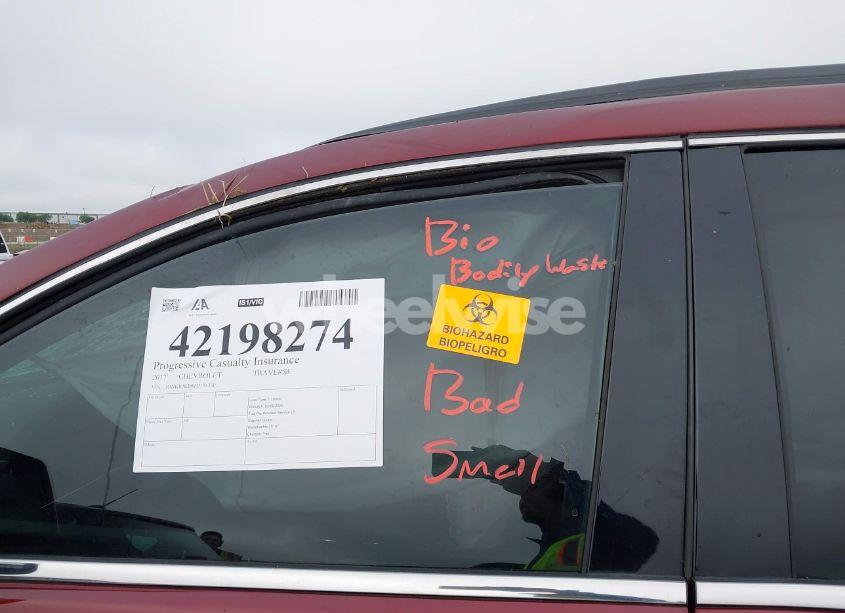 Photo 14 of 2017 Chevrolet Traverse PREMIER (VIN 1GNKRJKD8HJ194360)