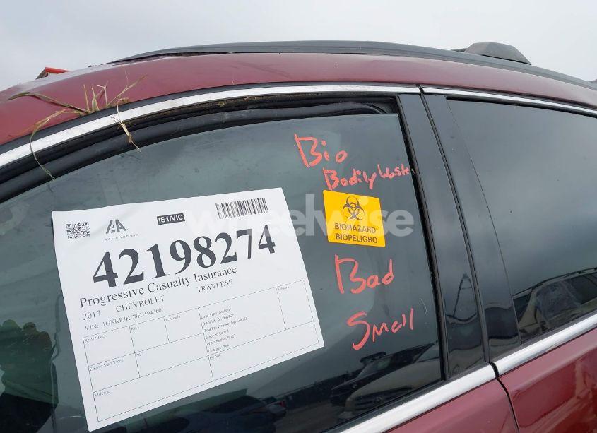 Photo 6 of 2017 Chevrolet Traverse PREMIER (VIN 1GNKRJKD8HJ194360)