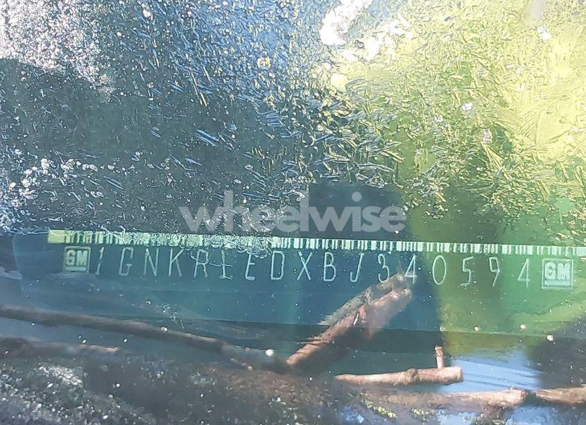 Photo 9 of 2011 Chevrolet Traverse LTZ (VIN 1GNKRLEDXBJ340594)