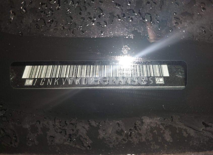 Photo 9 of 2014 Chevrolet Traverse LS (VIN 1GNKVFKD2EJ234985)