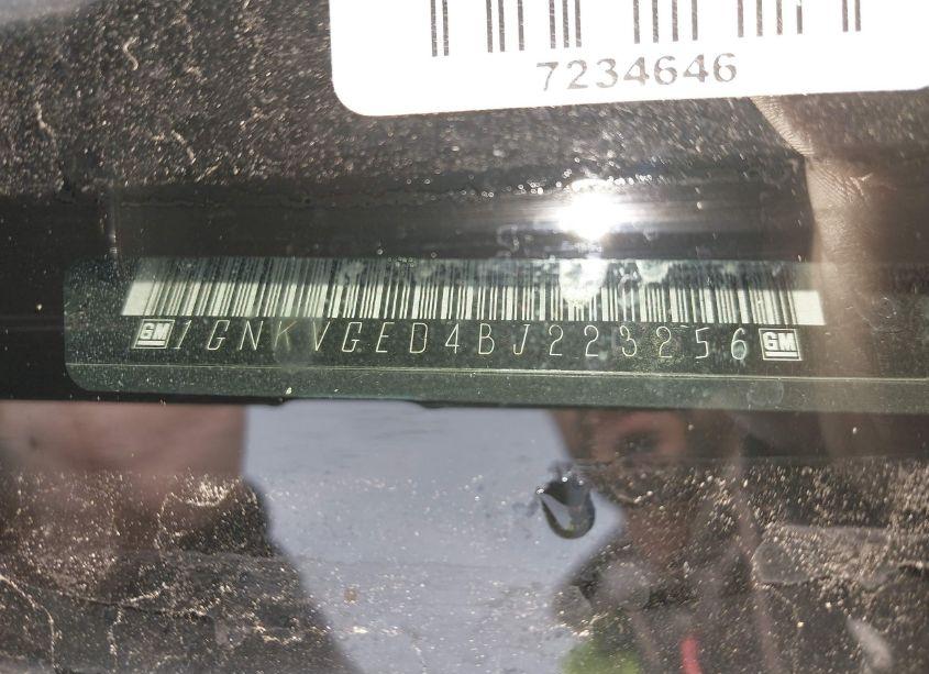 Photo 11 of 2011 Chevrolet Traverse 1LT (VIN 1GNKVGED4BJ223256)