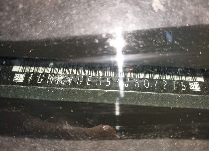 Photo 12 of 2011 Chevrolet Traverse 1LT (VIN 1GNKVGED5BJ307215)