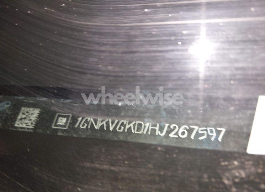 Photo 9 of 2017 Chevrolet Traverse 1LT (VIN 1GNKVGKD1HJ267597)