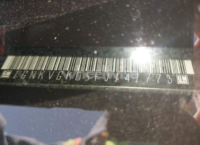 Photo 9 of 2015 Chevrolet Traverse 1LT (VIN 1GNKVGKD5FJ141773)