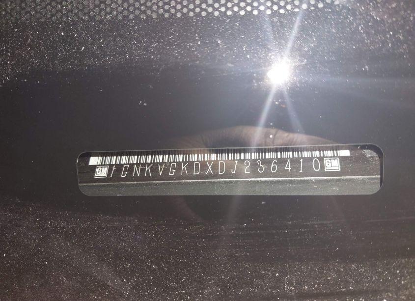 Photo 9 of 2013 Chevrolet Traverse 1LT (VIN 1GNKVGKDXDJ236410)