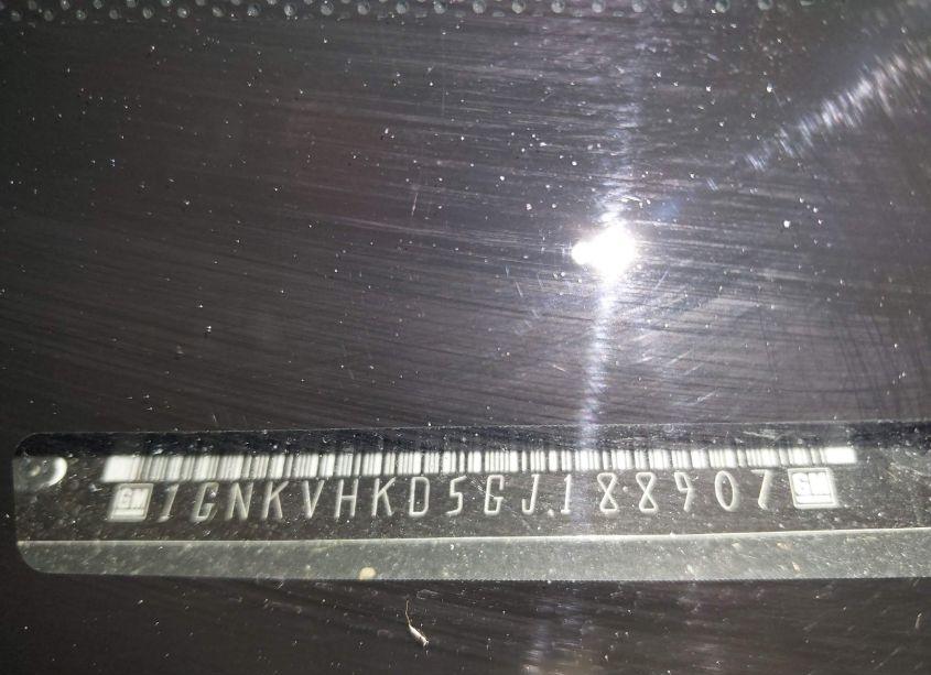 Photo 17 of 2016 Chevrolet Traverse 2LT (VIN 1GNKVHKD5GJ188907)