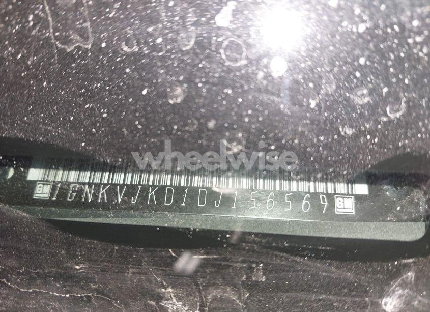 Photo 9 of 2013 Chevrolet Traverse 2LT (VIN 1GNKVJKD1DJ156569)