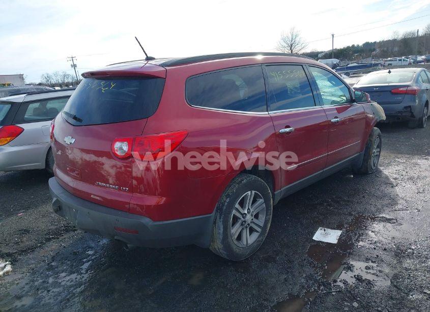 Photo 4 of 2012 Chevrolet Traverse LTZ (VIN 1GNKVLED6CJ163586)