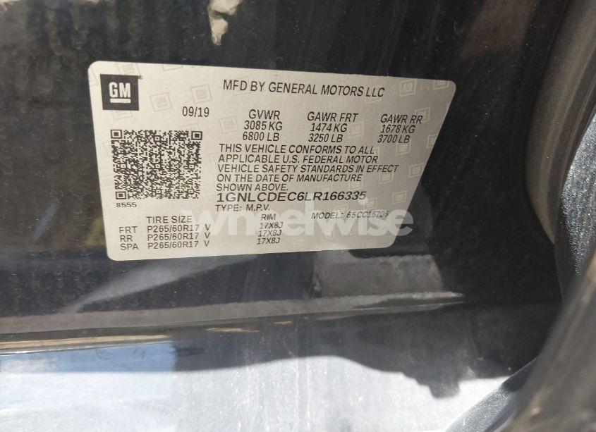 Photo 9 of 2020 Chevrolet Tahoe 2WD COMMERCIAL FLEET (VIN 1GNLCDEC6LR166335)