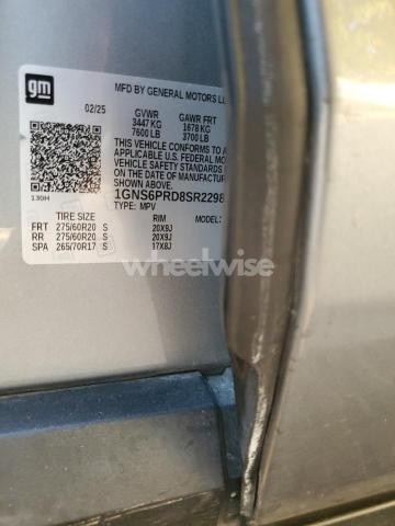 Photo 4 of 2025 CHEVROLET TAHOE K1500 Z71 (VIN 1GNS6PRD8SR229845)
