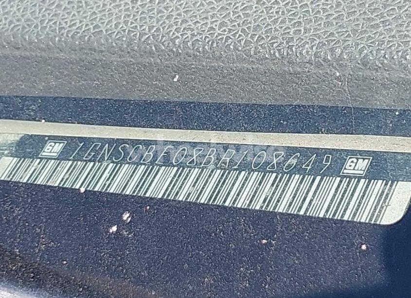 Photo 9 of 2011 Chevrolet Tahoe LT (VIN 1GNSCBE08BR108649)