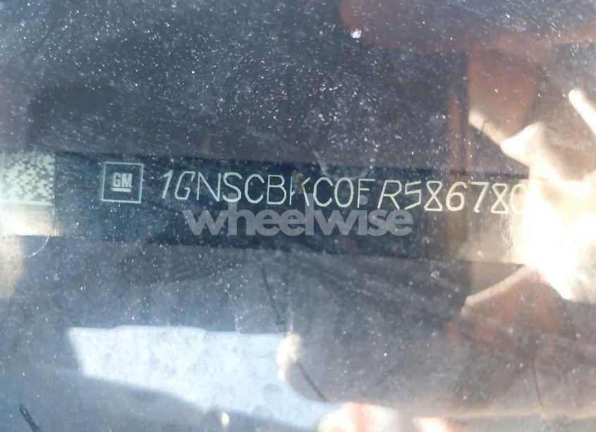 Photo 9 of 2015 Chevrolet Tahoe LT (VIN 1GNSCBKC0FR586780)