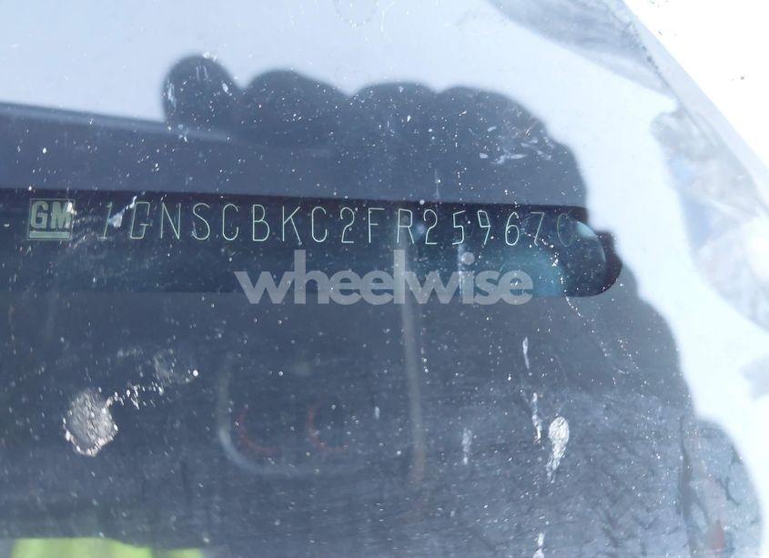 Photo 9 of 2015 Chevrolet Tahoe LT (VIN 1GNSCBKC2FR259670)