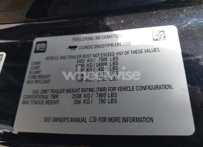 Photo 9 of 2023 Chevrolet Suburban 2WD LS (VIN 1GNSCBKD7PR197189)