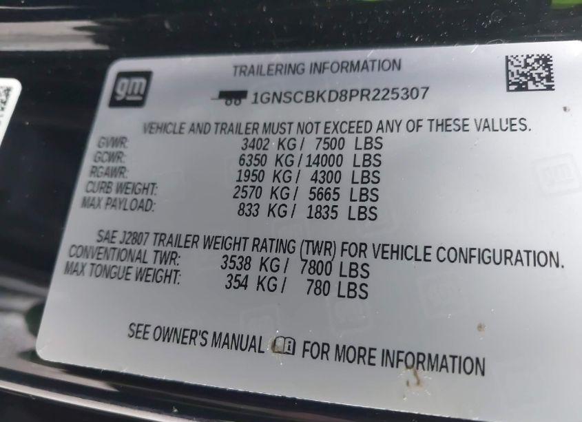 Photo 9 of 2023 Chevrolet Suburban 2WD LS (VIN 1GNSCBKD8PR225307)